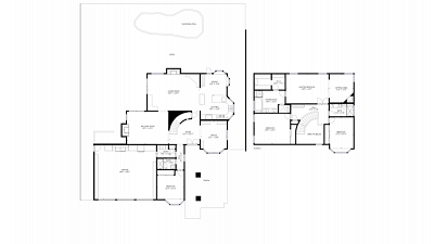 Schematic floor plan for designers